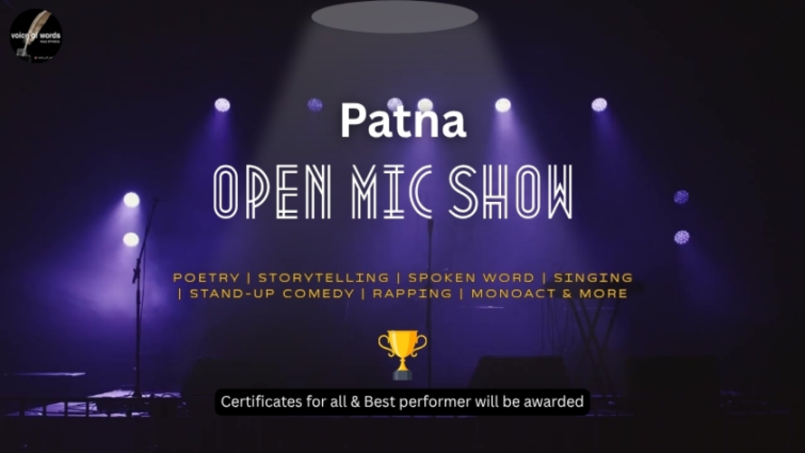 Open Mic Show - Patna Edition