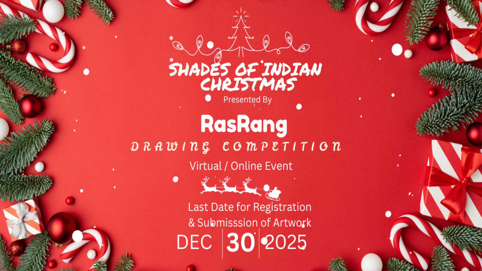 Shades of Indian Christmas - National Level - Online Drawing