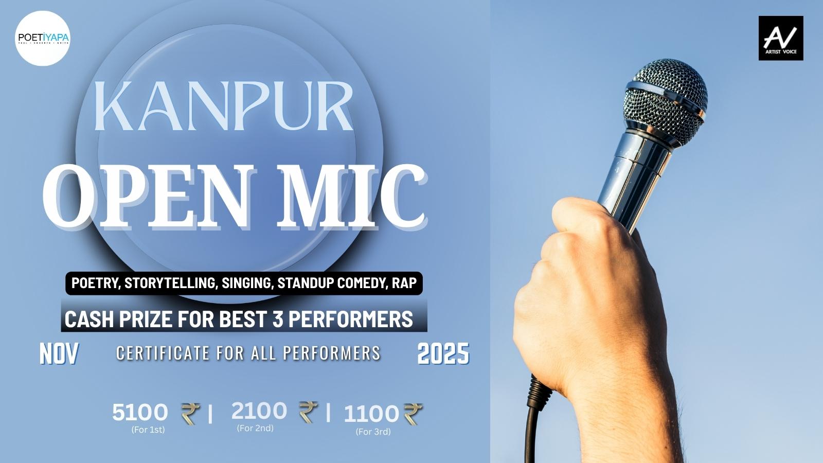 OPEN MIC IN KANPUR – Your Stage, Your Spotlight!