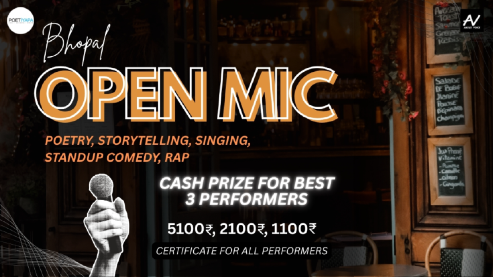 Competitive Open Mic – Bhopal Edition!