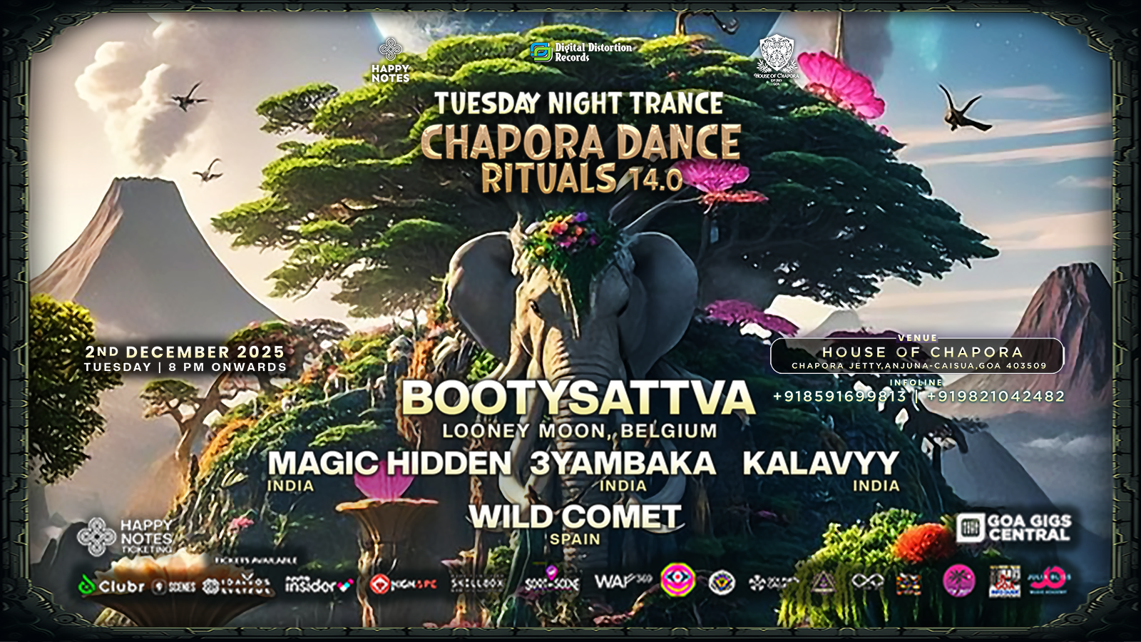 Tuesday Night Trance: Chapora Dance Rituals 14.0