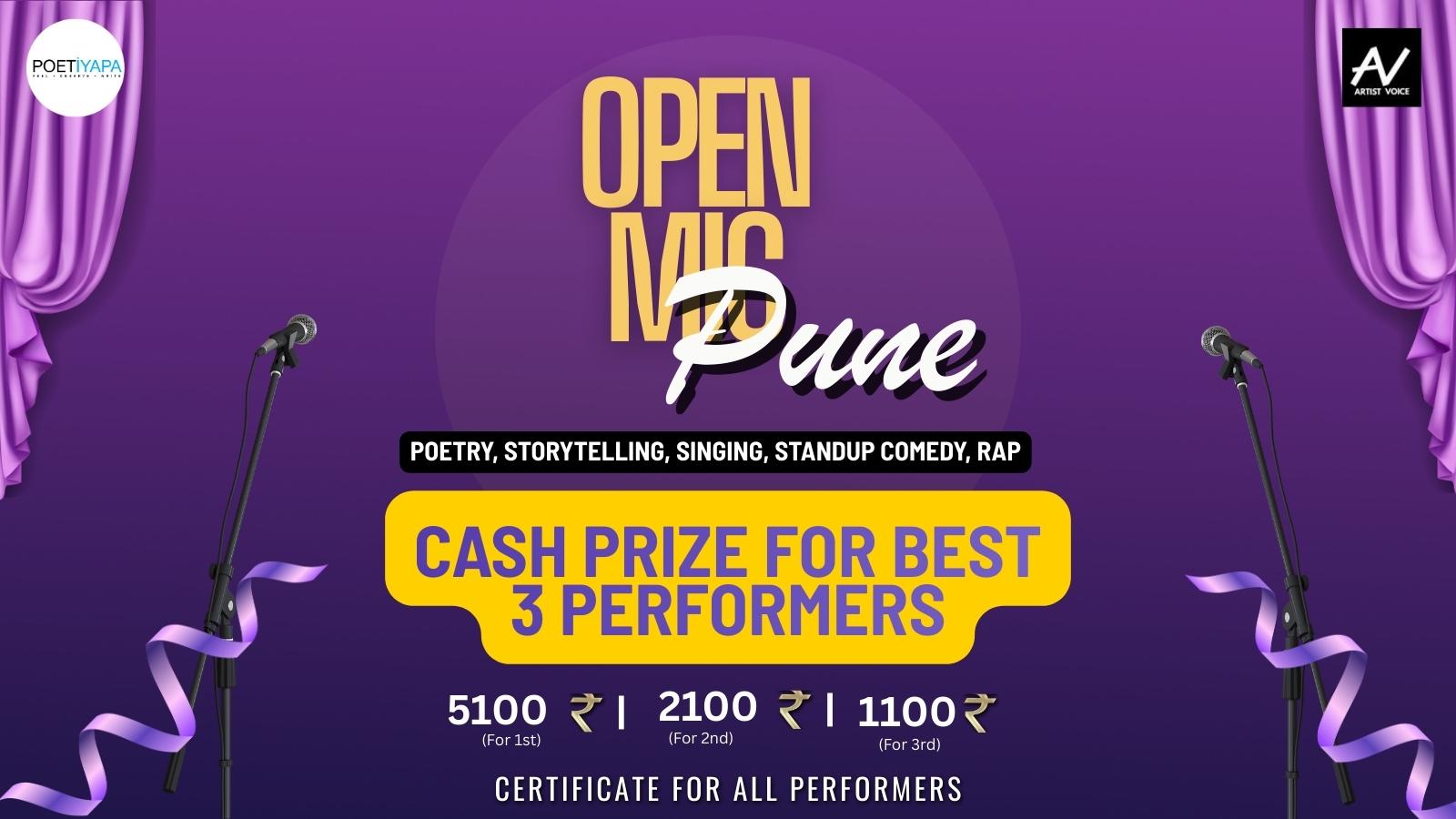 OPEN MIC PUNE – Unleash Your Talent!