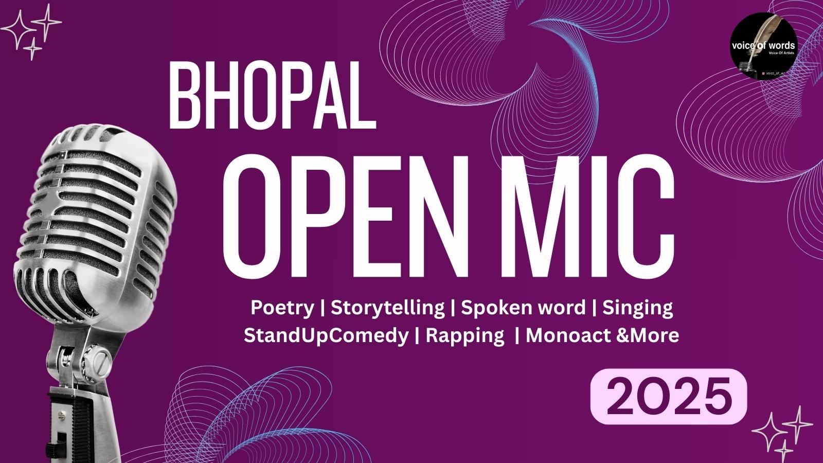 Open Mic event in your city Bhopal