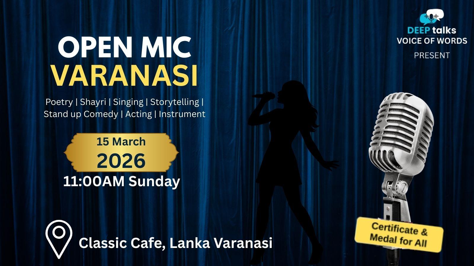 OPEN MIC SHOW IN VARANASI