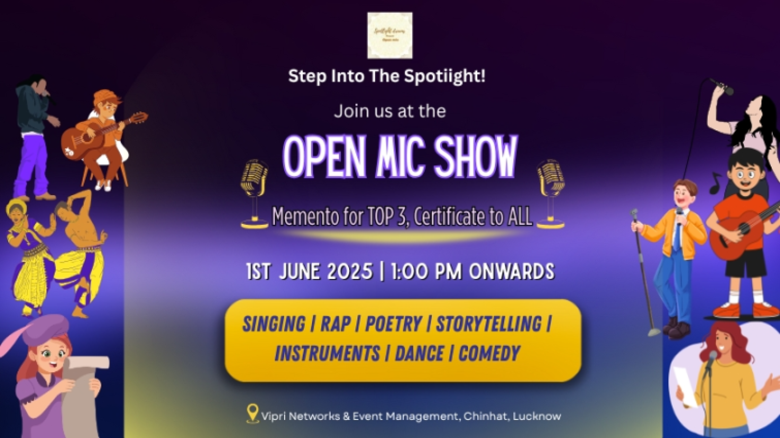 OPEN MIC SHOW – JUNE 10, 2025