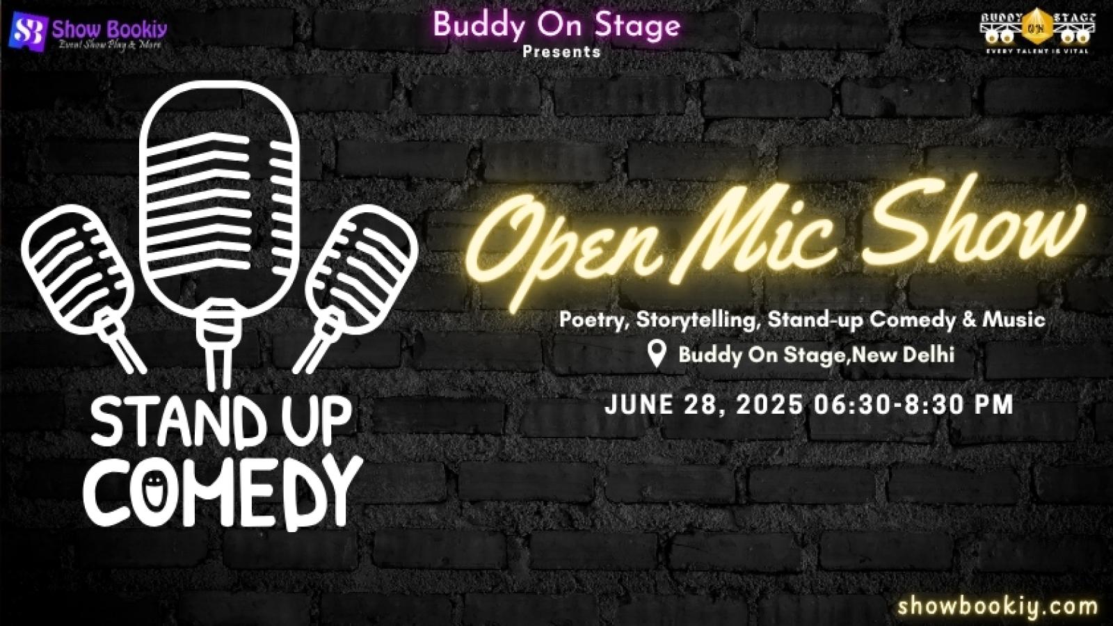 Open Mic Show By Buddy On Stage