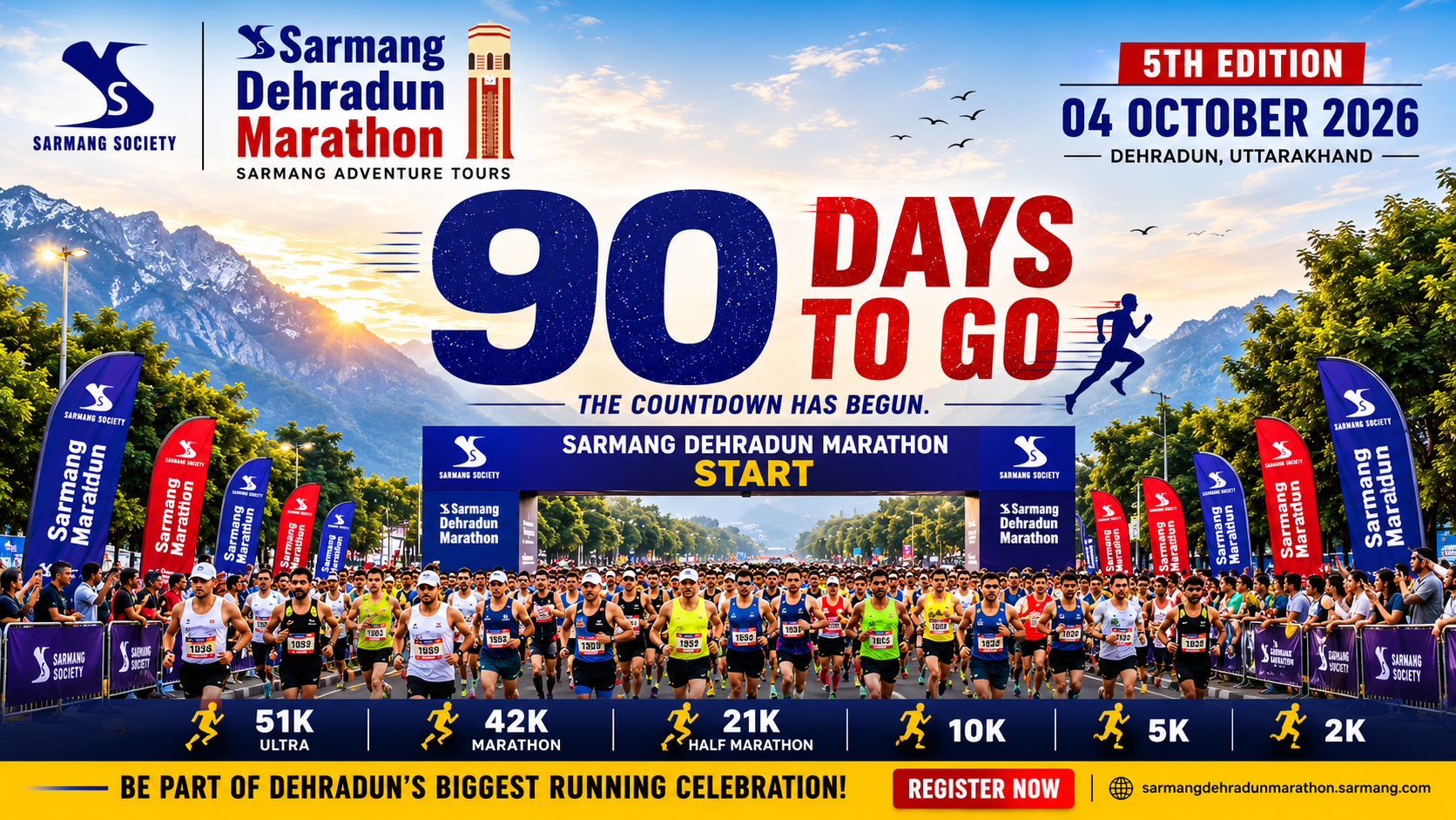 Sarmang Dehradun Marathon 2026 - 5TH Edition