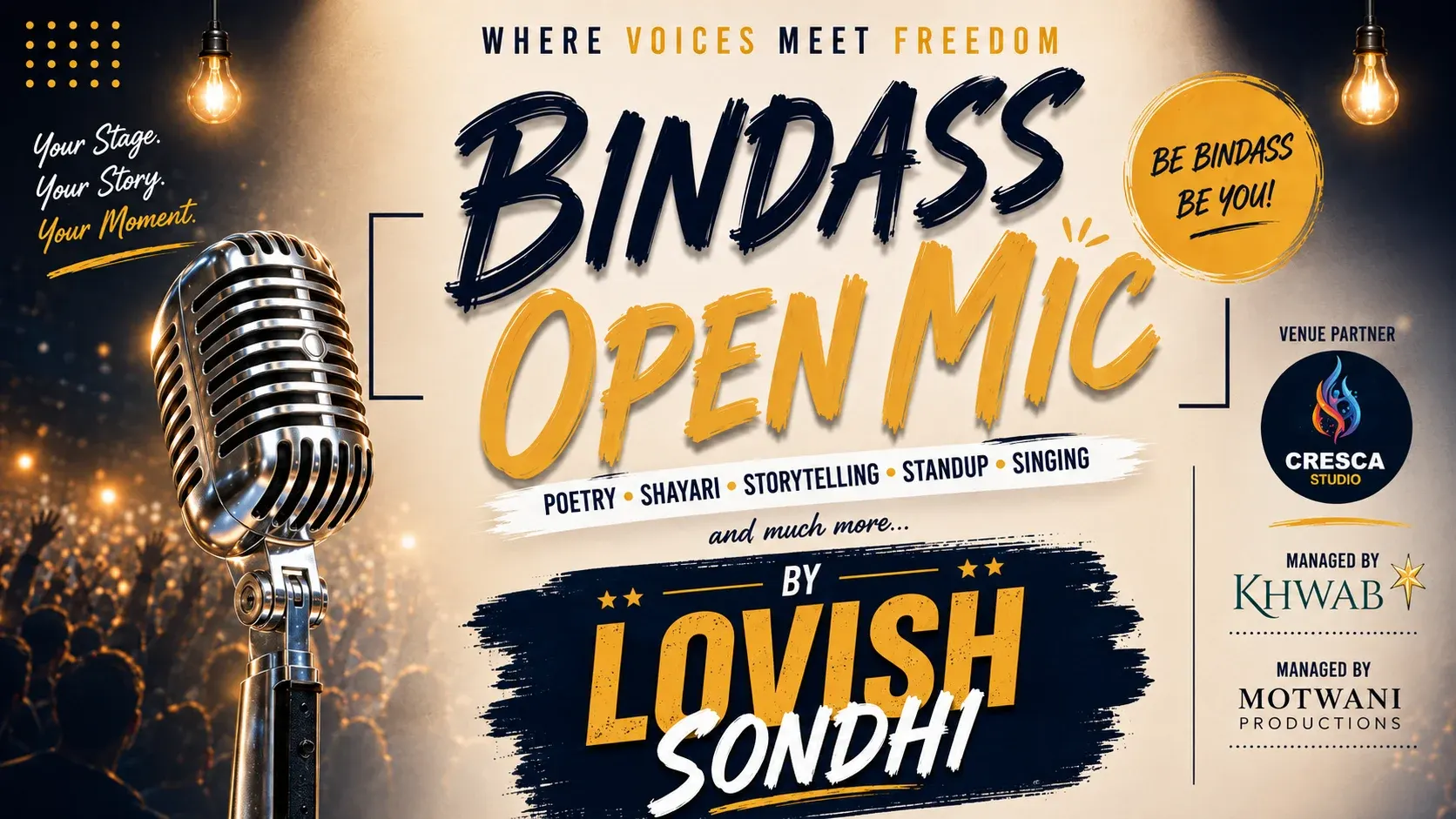 Bindass Mic by Lovish – where talent meets the spotlight!
